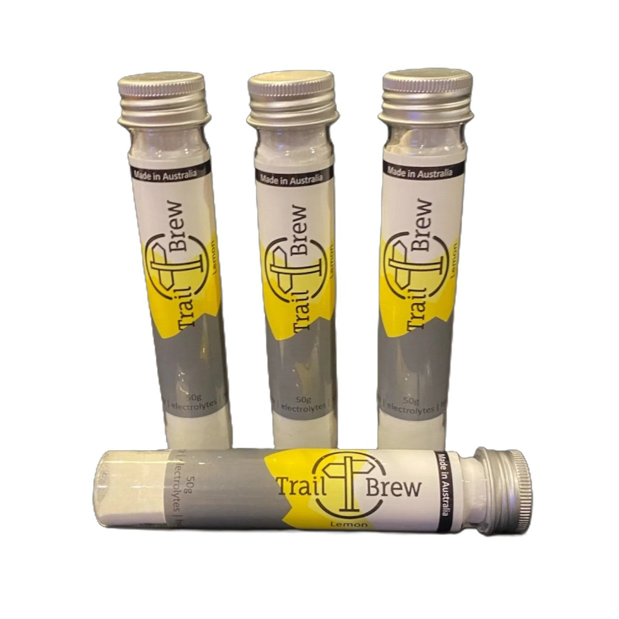 Trail Brew Energy + Electrolyte Drink | Test Tube Singles | Lemon