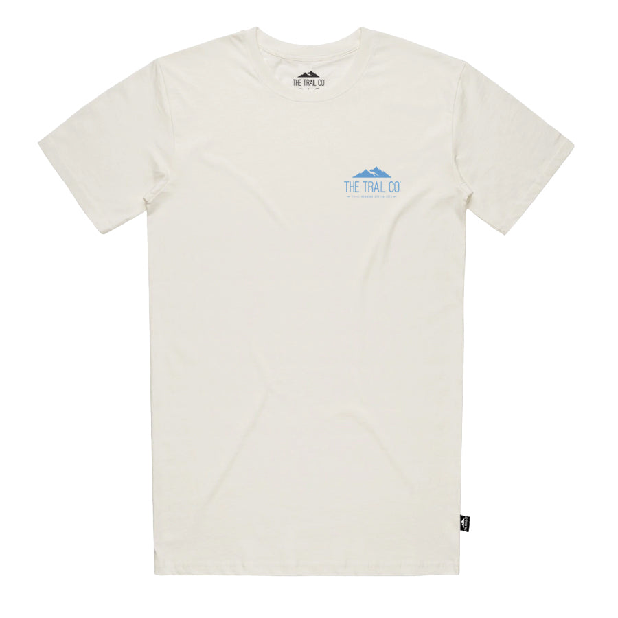 The Trail Co. Casual Tee | Mountains Calling Natural | Unisex