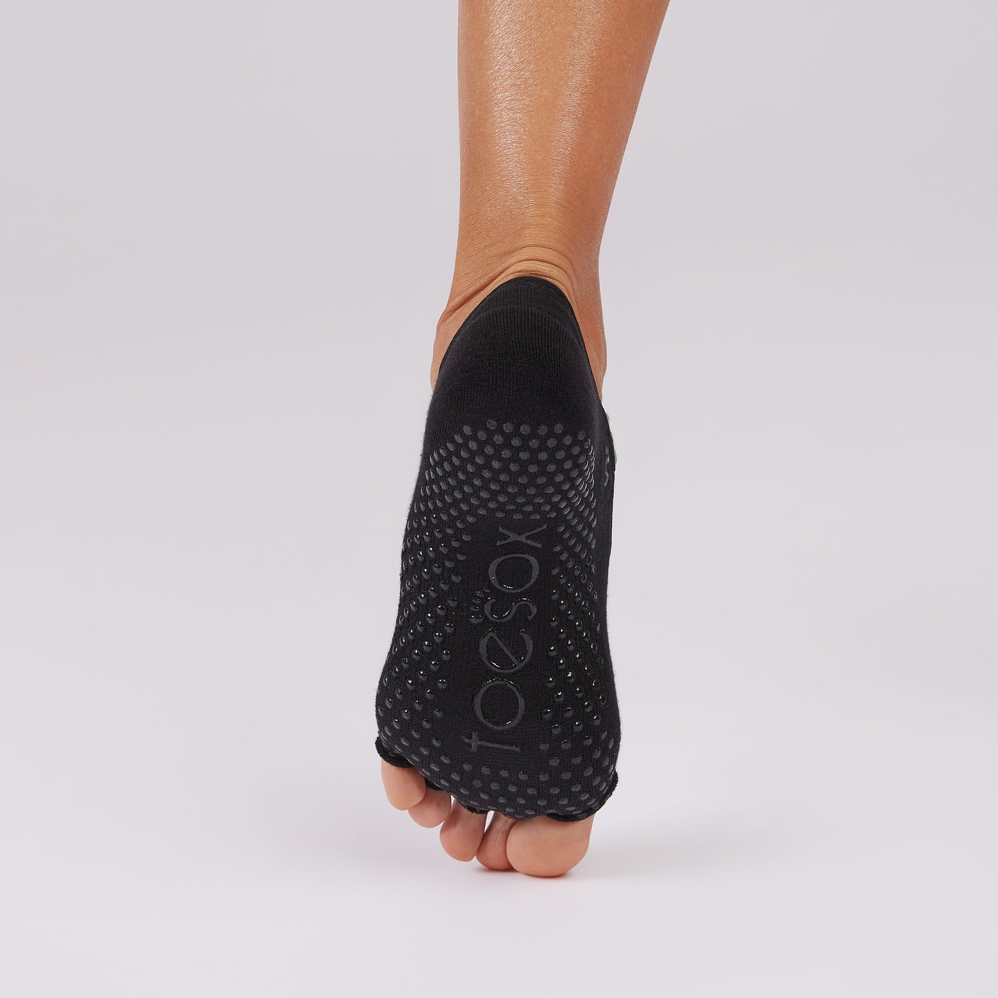 TOESOX Half Toe Ultra Fine Knit Ivy - Mirage Stripe