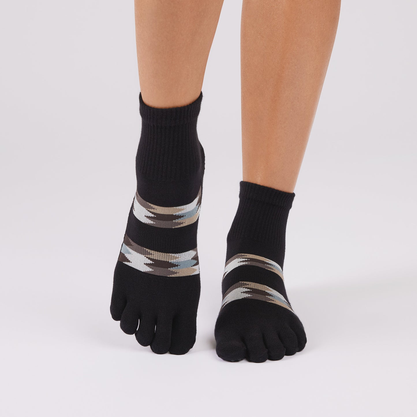 TOESOX Full Toe Ultra Fine Knit Melody - Mirage Stripe