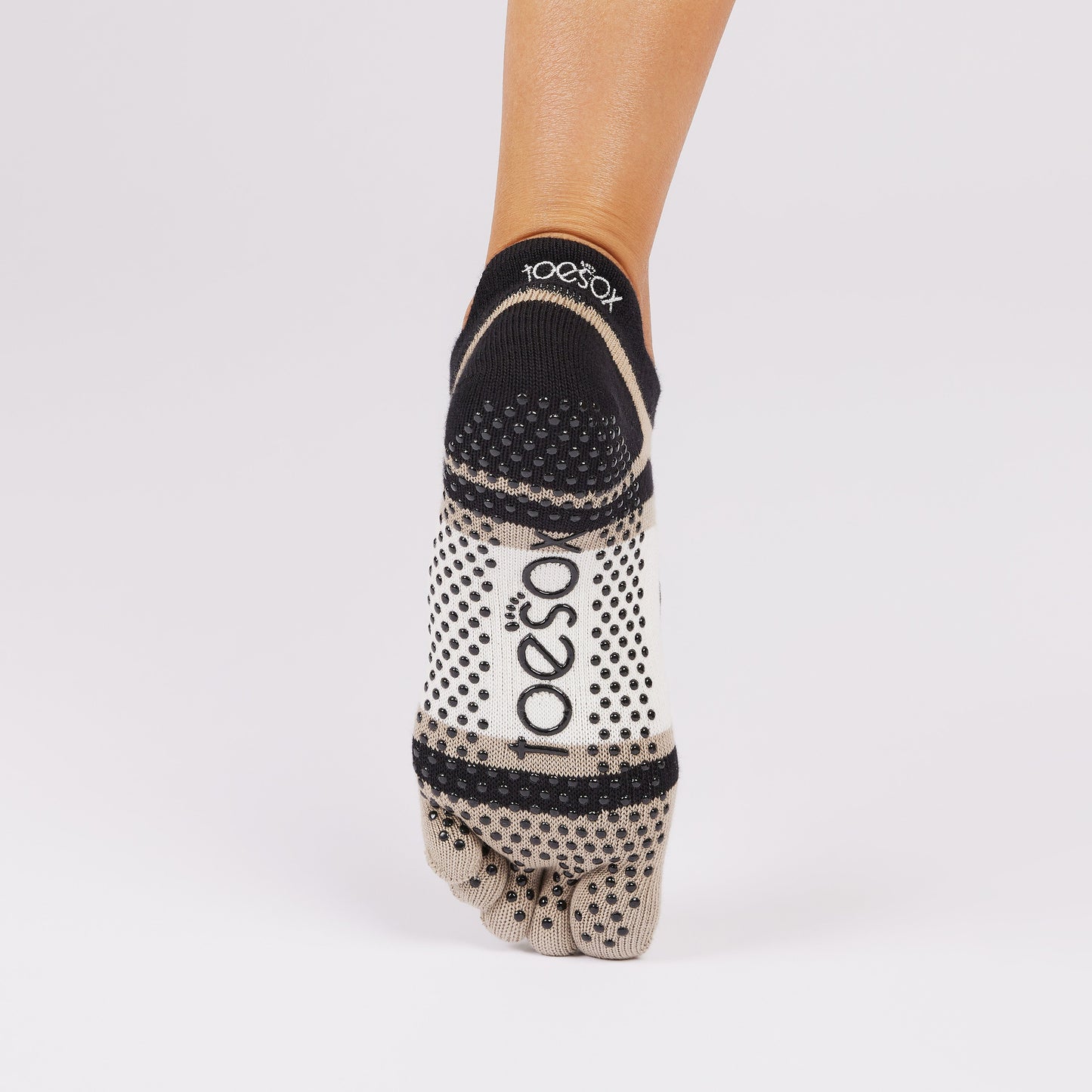 TOESOX Full Toe Bellarina - Shitake Stripe