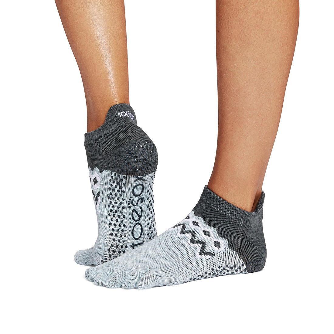 TOESOX Grip Full Toe Low Rise - Peaks