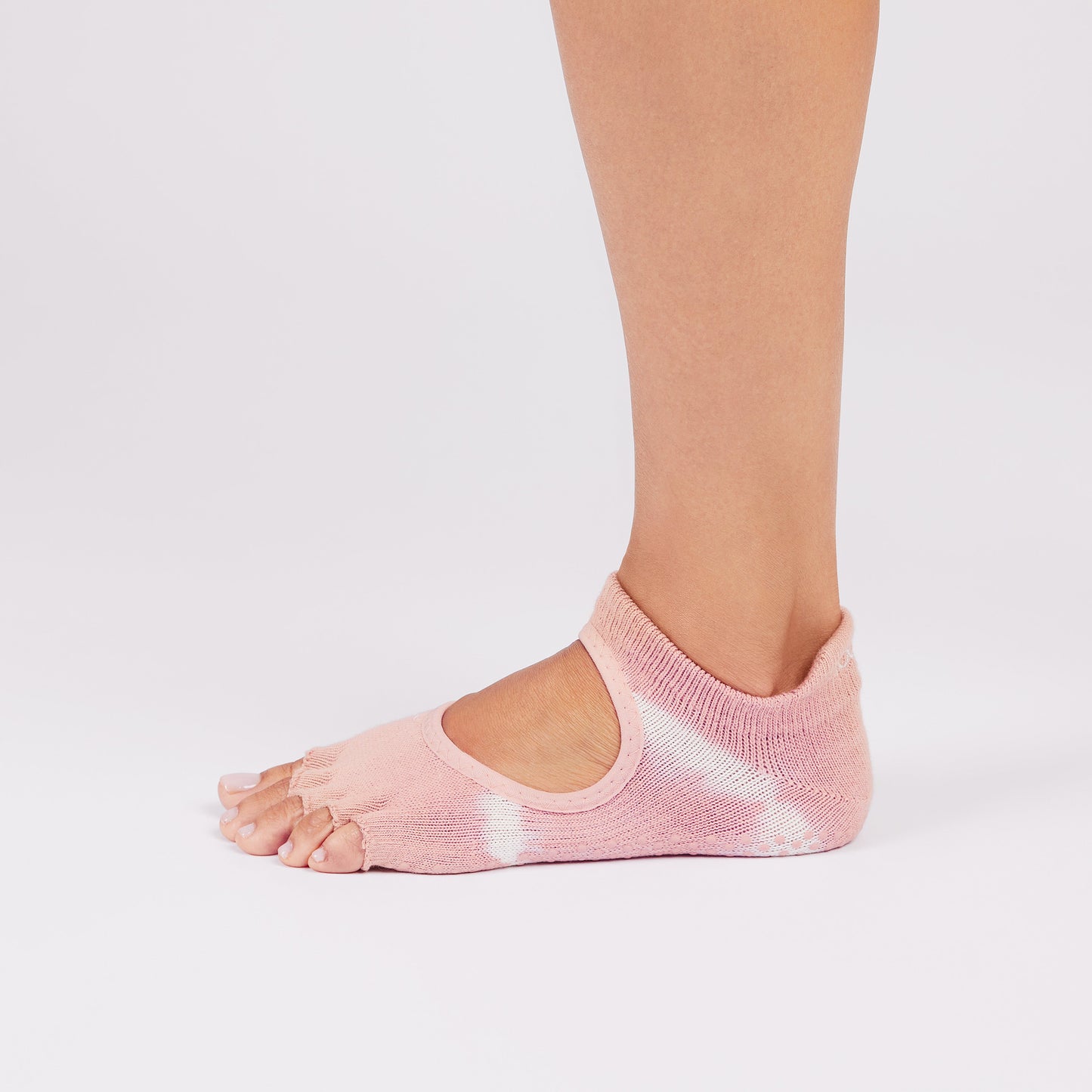 TOESOX Half Toe Bellarina - Petal Tie Dye Stripe