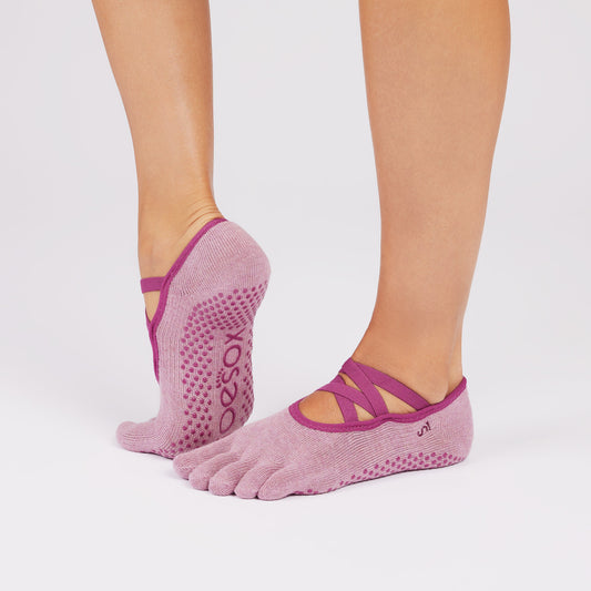 TOESOX Full Toe Elle - Wineberry Heather