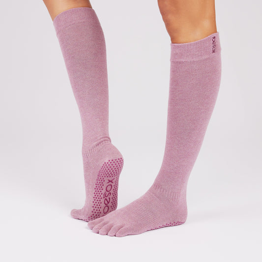 TOESOX Full Toe Scrunch - Wineberry Heather
