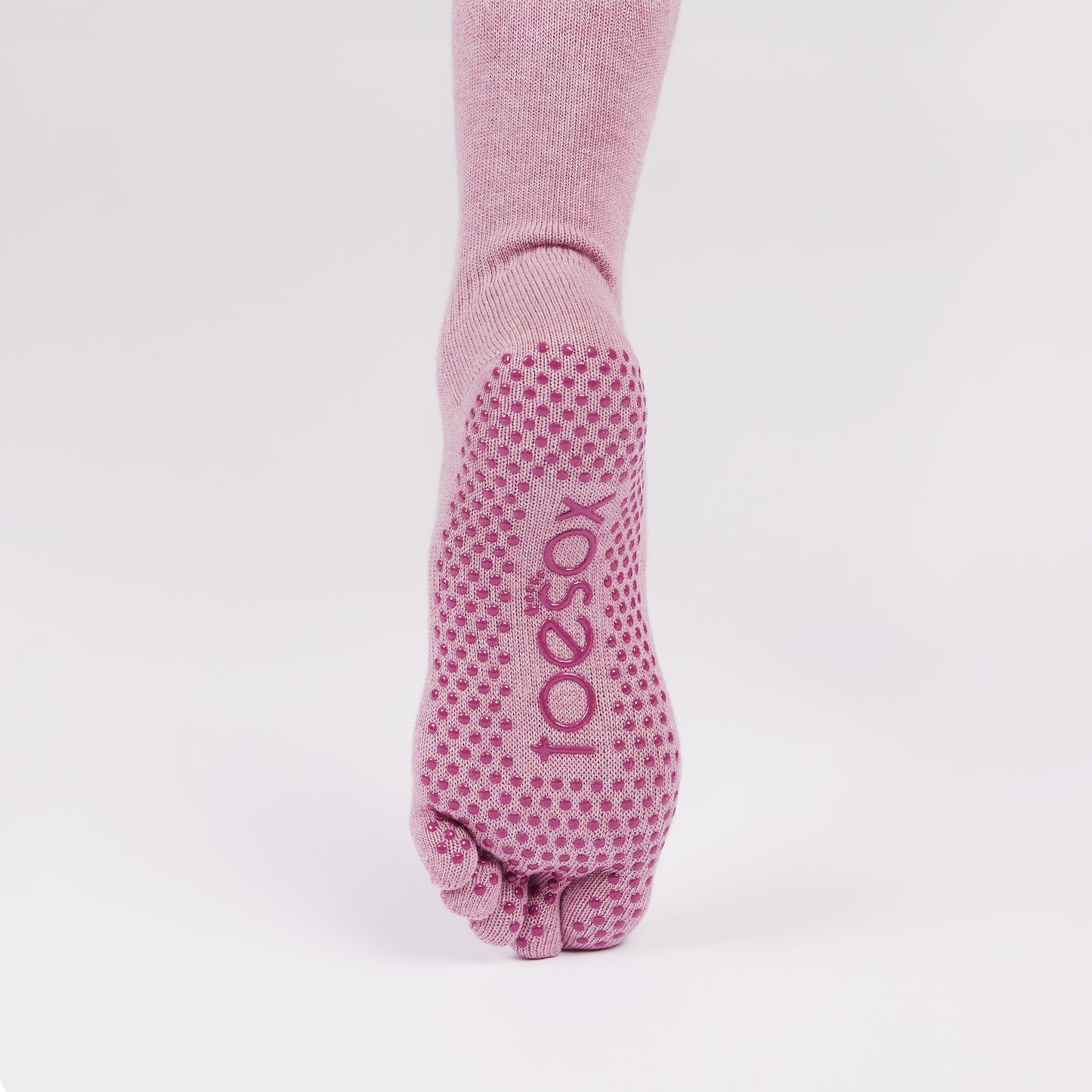 TOESOX Full Toe Scrunch - Wineberry Heather