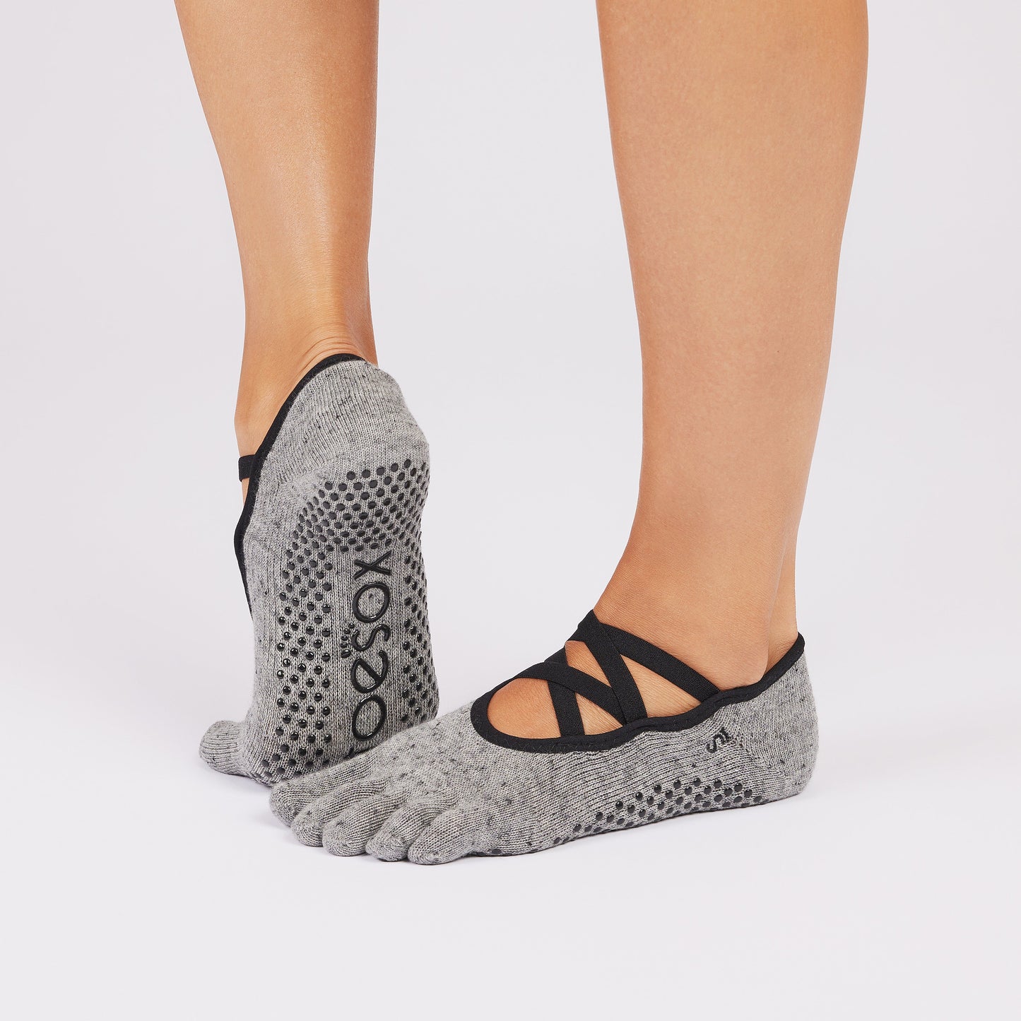 TOESOX Full Toe Elle - Grey Speckle