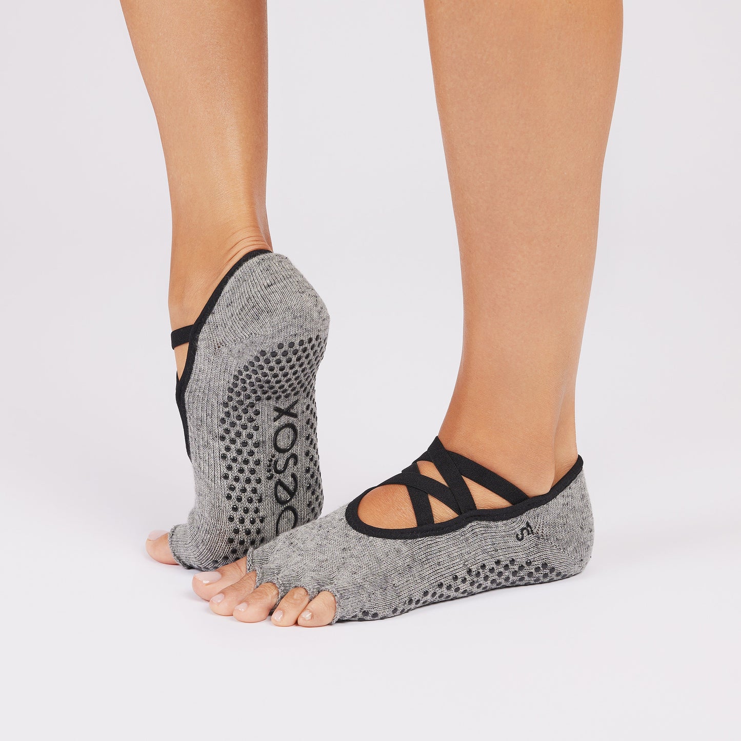 TOESOX Half Toe Elle - Grey Speckle
