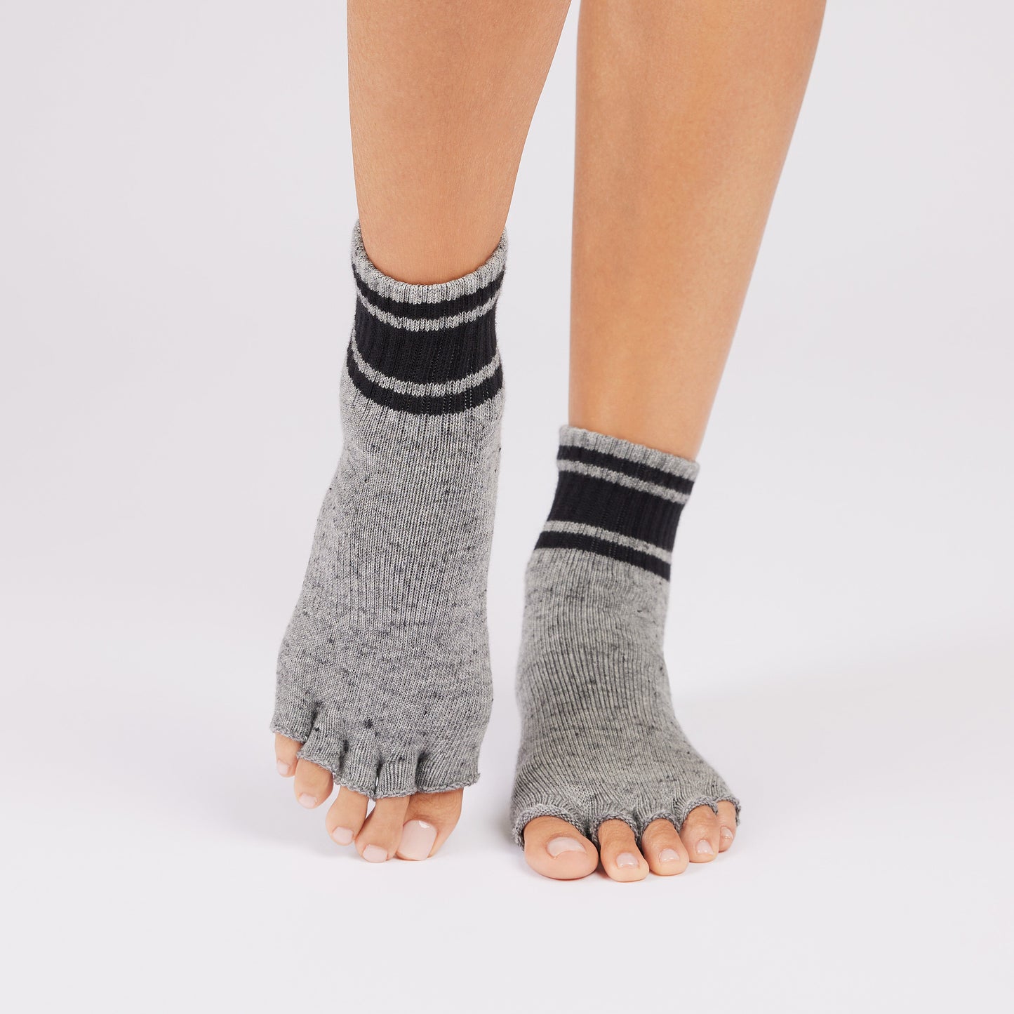 TOESOX Half Toe Melody - Grey Speckle