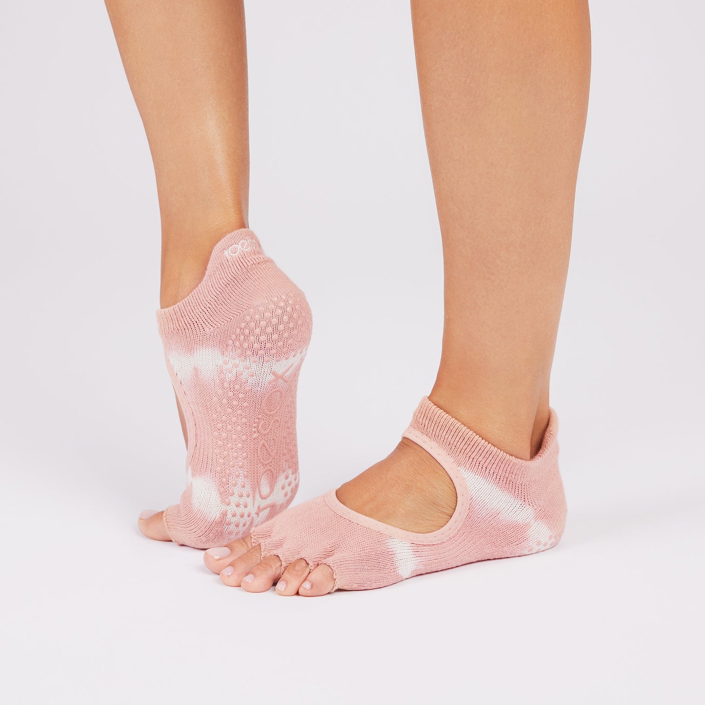TOESOX Half Toe Bellarina - Petal Tie Dye Stripe