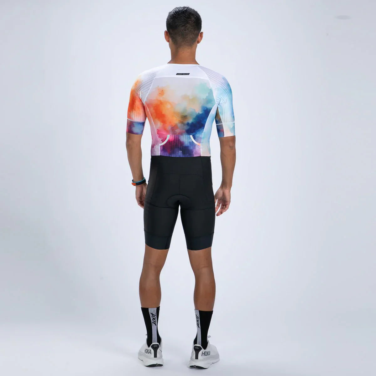 ZOOT Men's Elite 2.0 Tri AERO FZ Racesuit Sublimated - Chromoflow