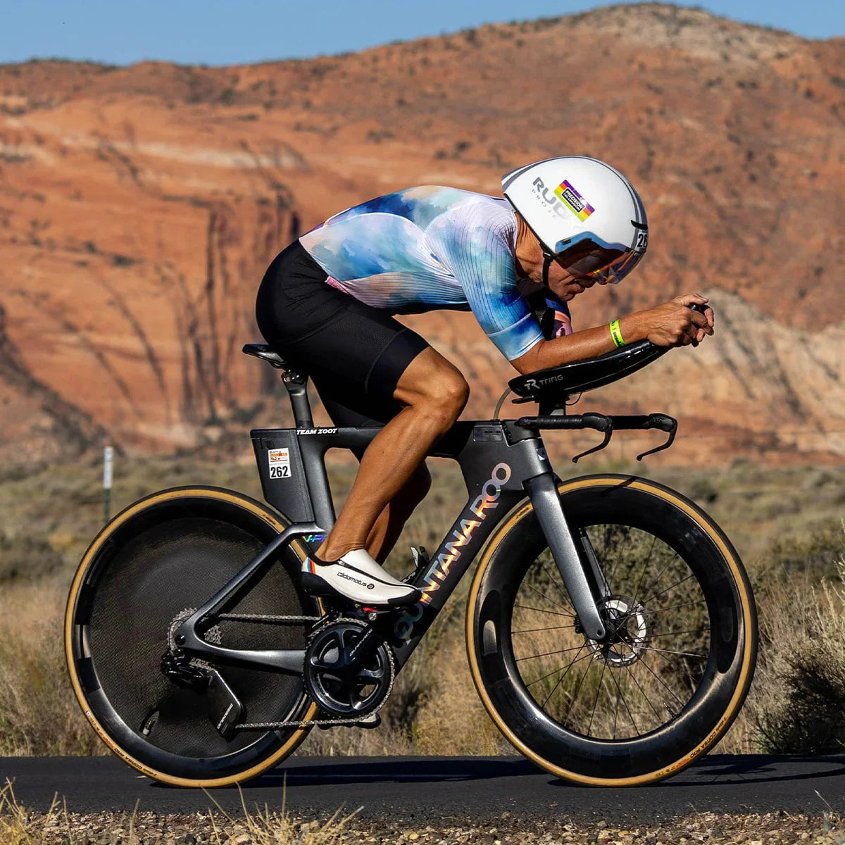 ZOOT Men's Elite 2.0 Tri AERO FZ Racesuit Sublimated - Chromoflow