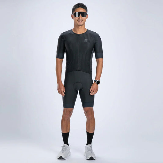 ZOOT Men's Elite 2.0 Tri AERO FZ Racesuit - Jet Black