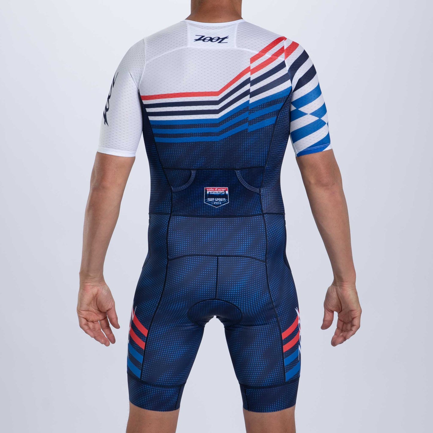 ZOOT Men's Ltd Tri Aero Full Zip Racesuit - COTE D'AZUR