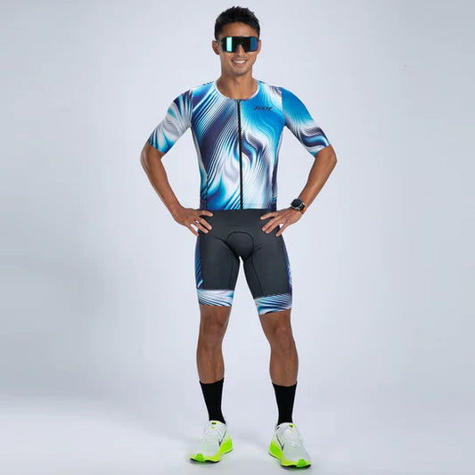 ZOOT Men's Tri AERO FZ Racesuit - Surge
