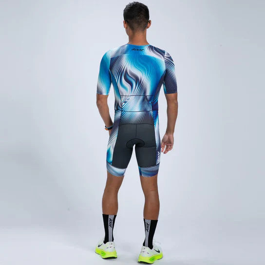 ZOOT Men's Tri AERO FZ Racesuit - Surge