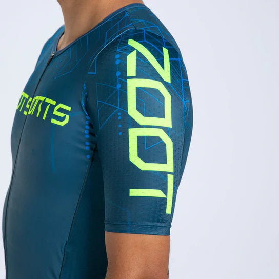 ZOOT Men's Tri AERO FZ Racesuit - Techno