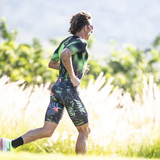 ZOOT Men's Tri AERO FZ Racesuit - Tropical Magic