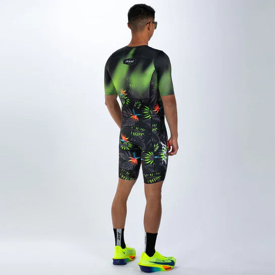 ZOOT Men's Tri AERO FZ Racesuit - Tropical Magic