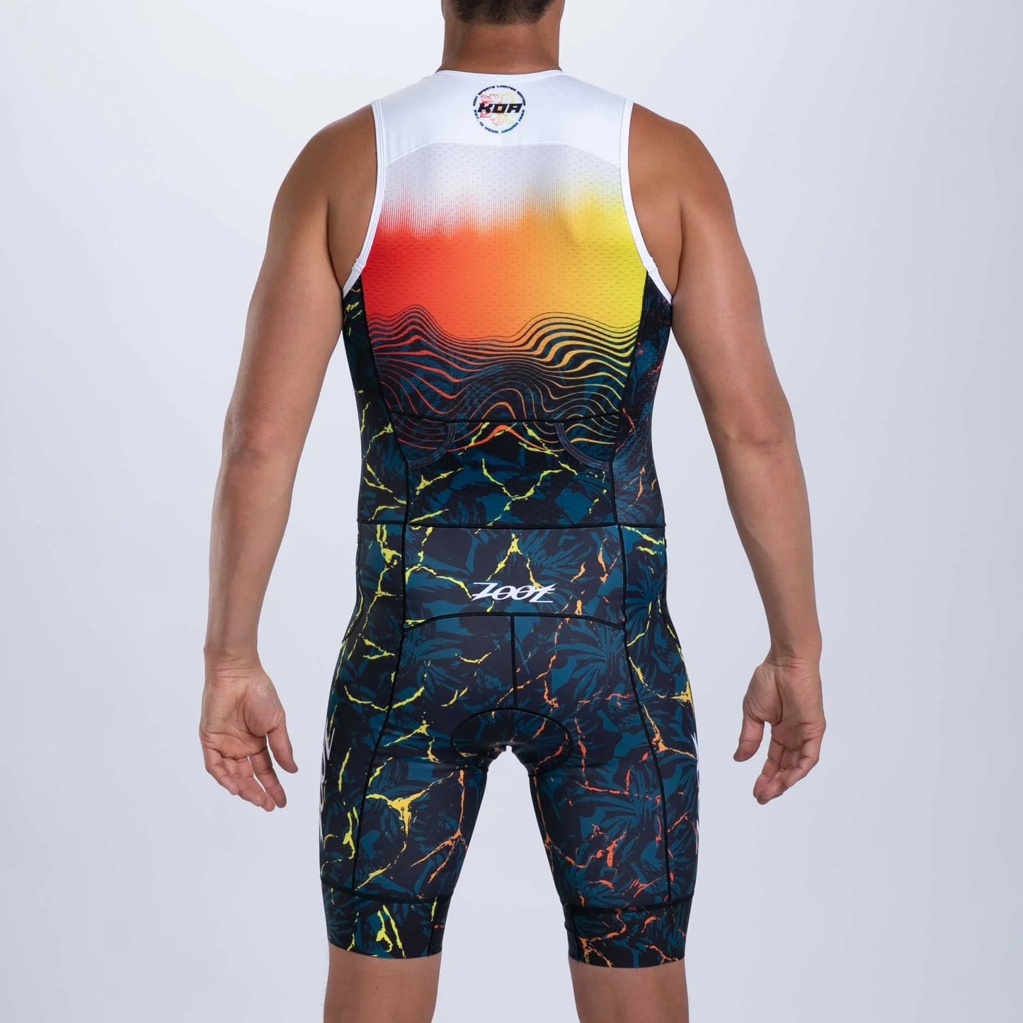 ZOOT Men's Ltd Tri Sleeveless Full Zip Racesuit - KOA