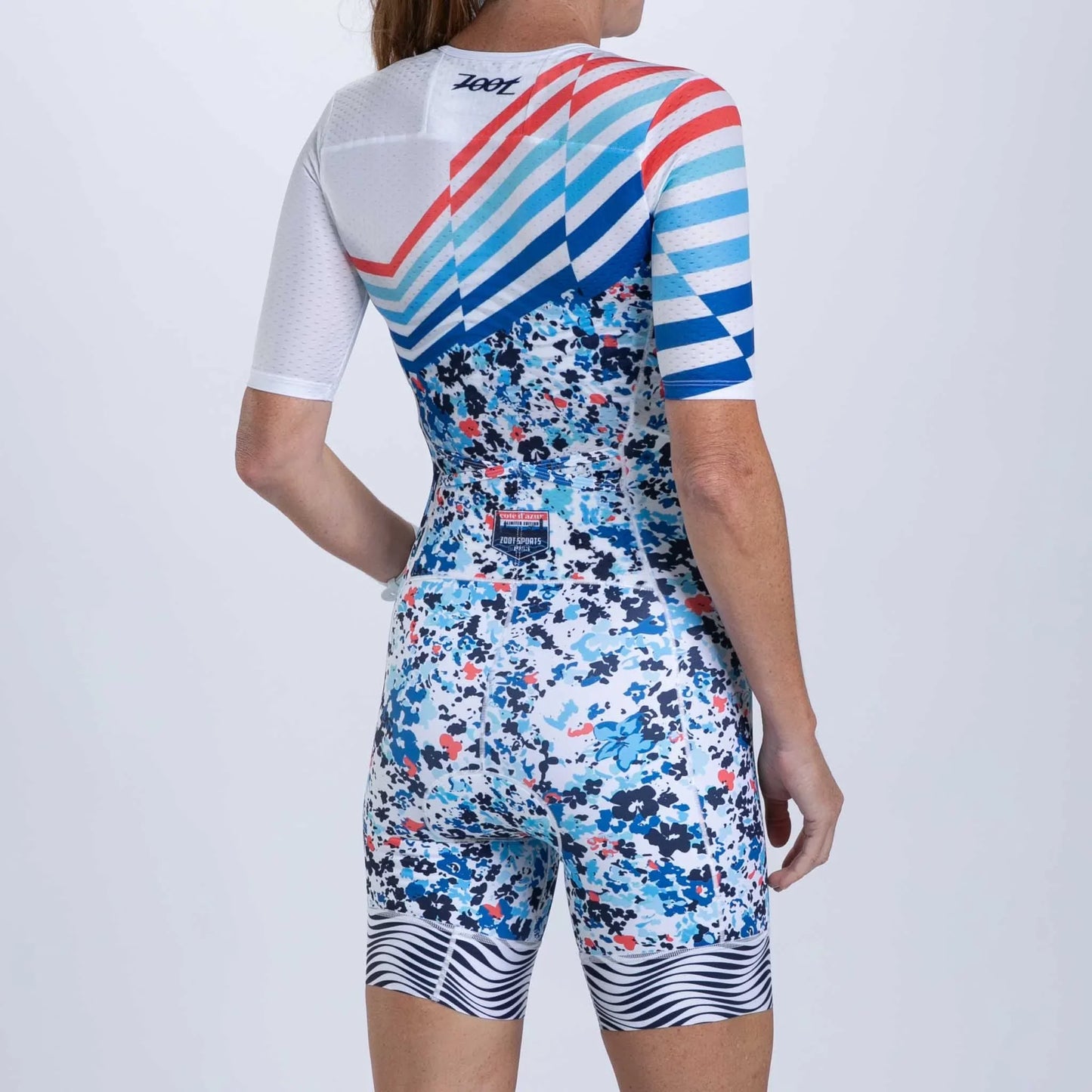 ZOOT Women's Ltd Tri Aero Full Zip Racesuit - COTE D'AZUR