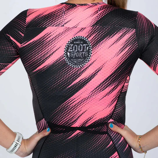 ZOOT Women's Tri AERO FZ Racesuit - Drift Speed