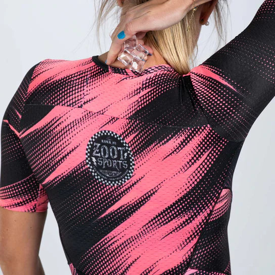 ZOOT Women's Tri AERO FZ Racesuit - Drift Speed