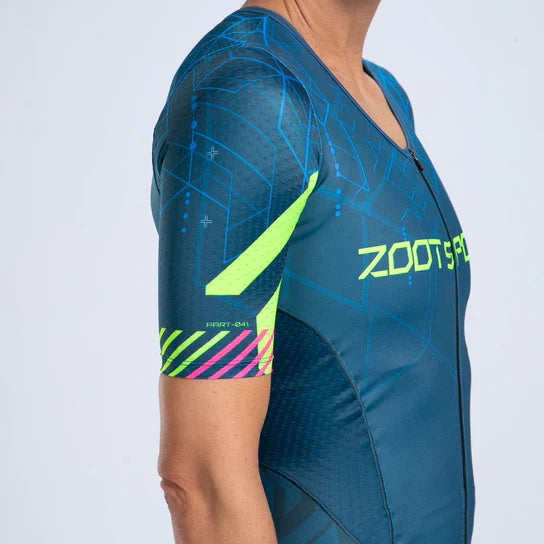 ZOOT Women's Tri AERO FZ Racesuit - Techno
